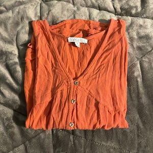 Orange blouse